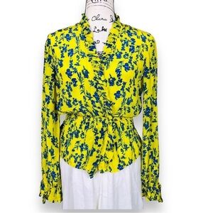 PREEN LINE Viscose Taia Wrap Blouse